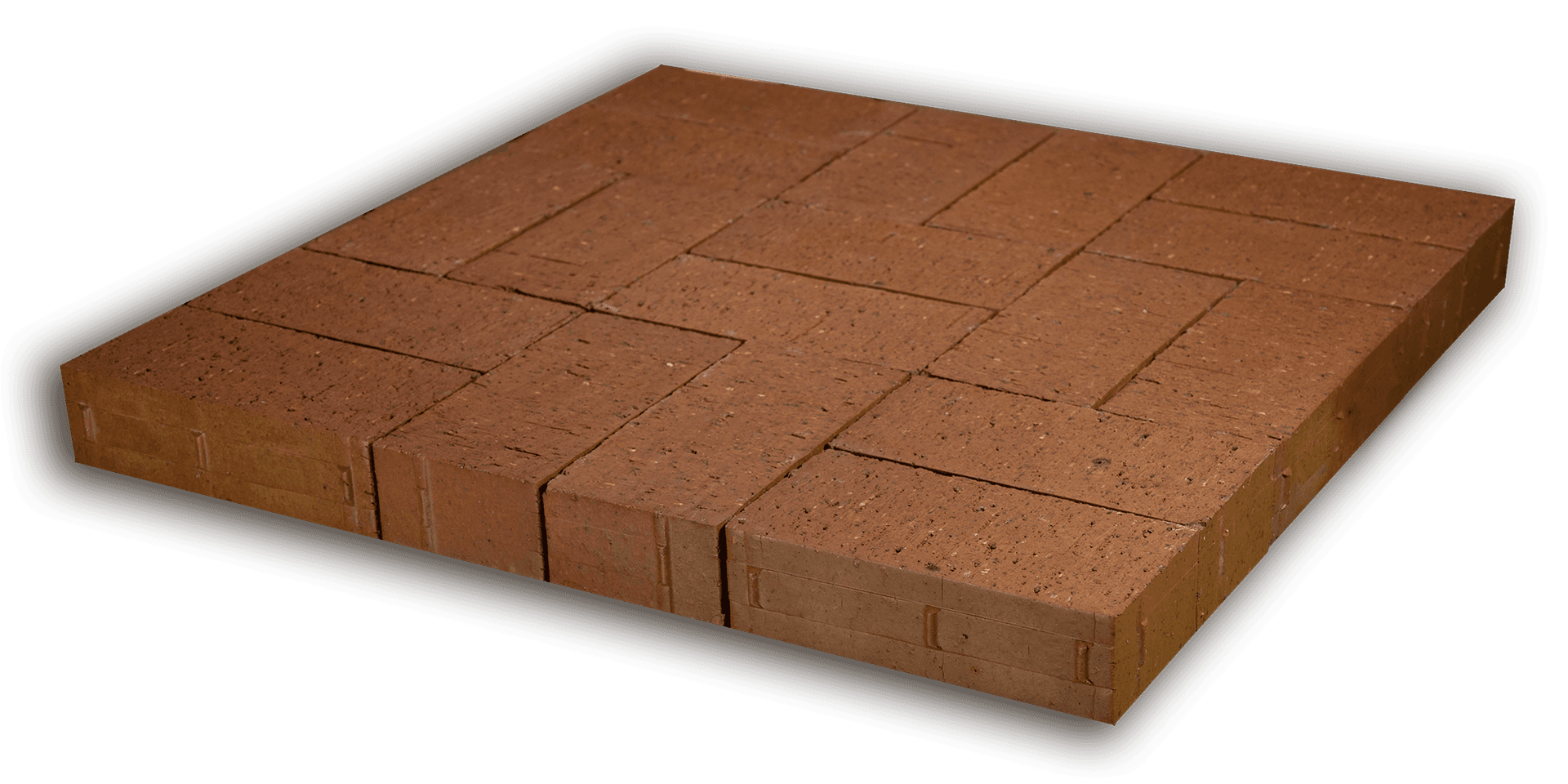 Copper Canyon Ironspot colored brick, in the colorGroup Tan Brick, Brown Brick, Orange Brick. The product is clay brick.