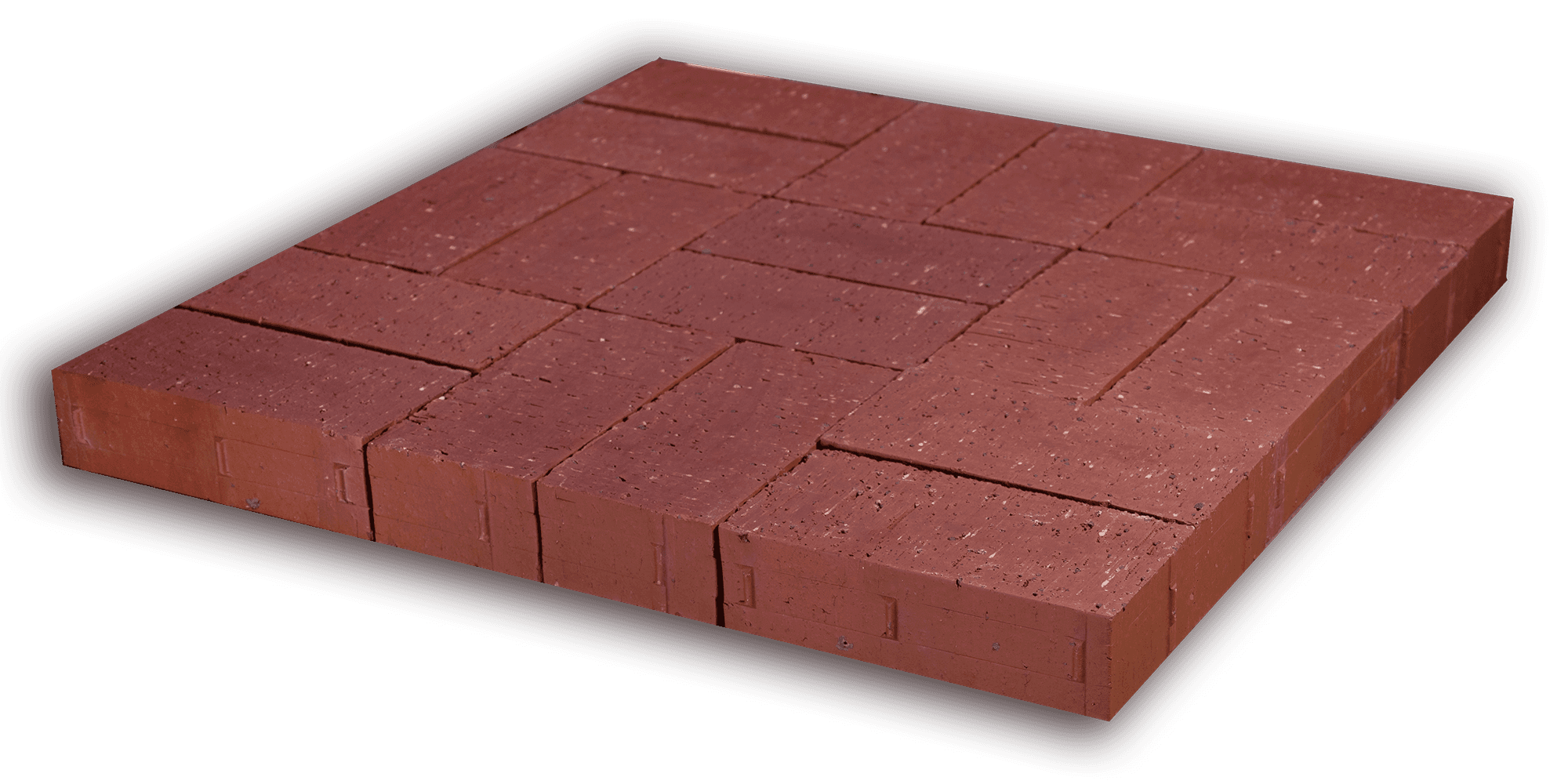 Image of Red Blend in Wirecut texture