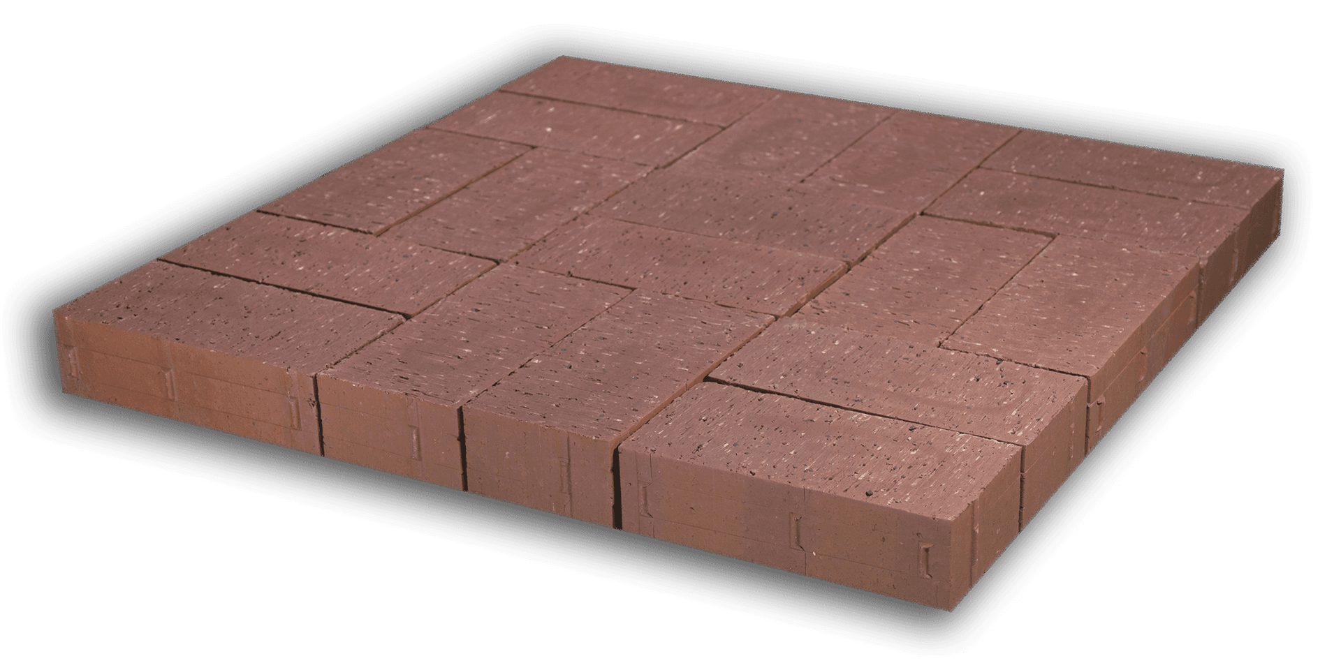 Rose Blend Colored Brick, in the colorGroup Red Brick, Burgundy Brick. The product is clay brick.