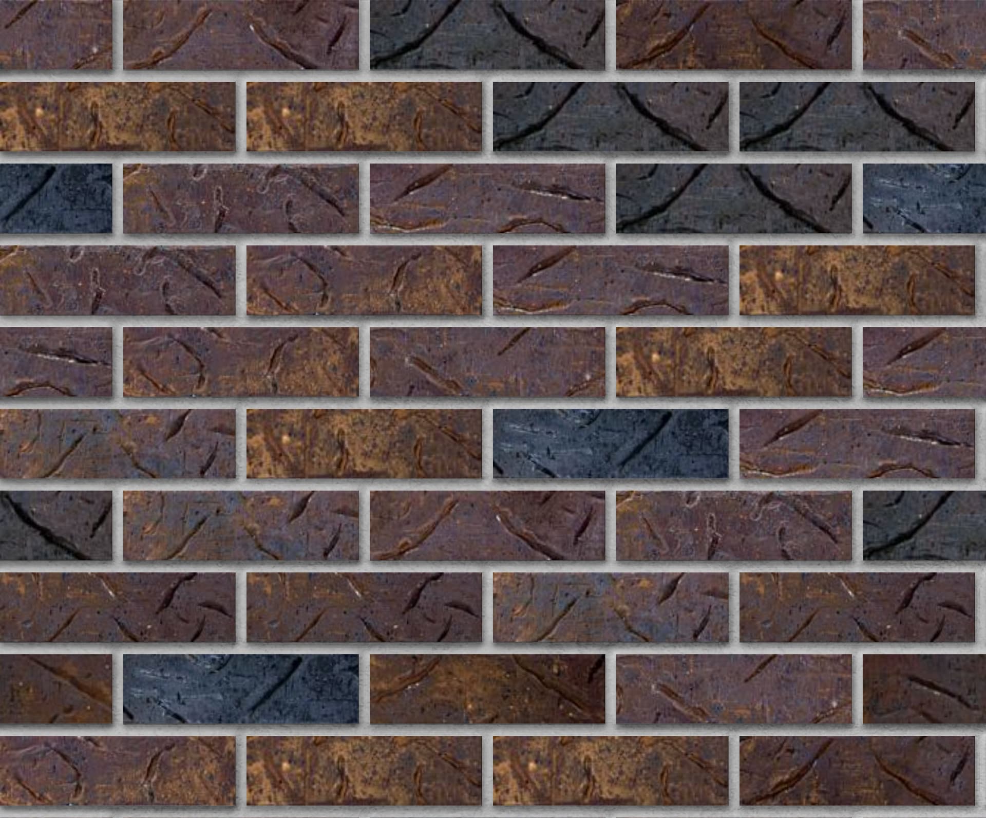 Heritage 46 Colored Brick, in the colorGroup Black Brick, Plum Brick, Tan Brick, Brown Brick, Orange Brick. The product is clay brick.