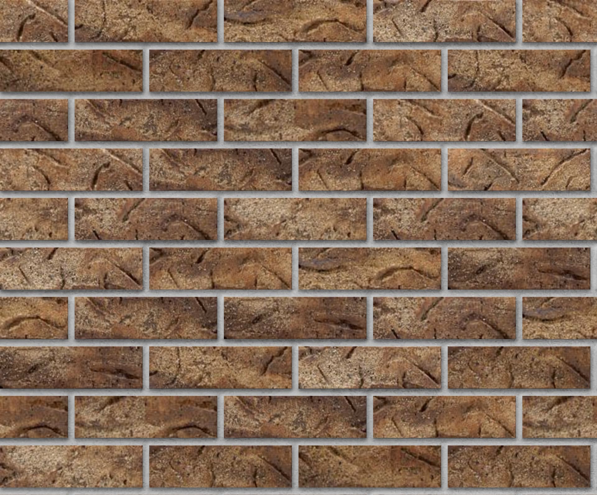 Gray Heritage colored brick, in the colorGroup Tan Brick, Brown Brick, Orange Brick. The product is clay brick.